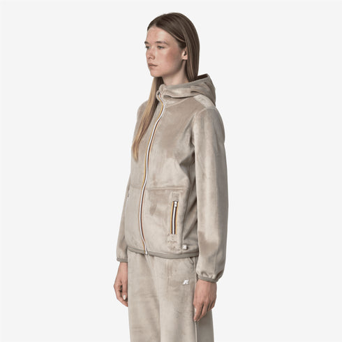 Felpa Donna LILY VELOUR POLAR REVERSIBLE
